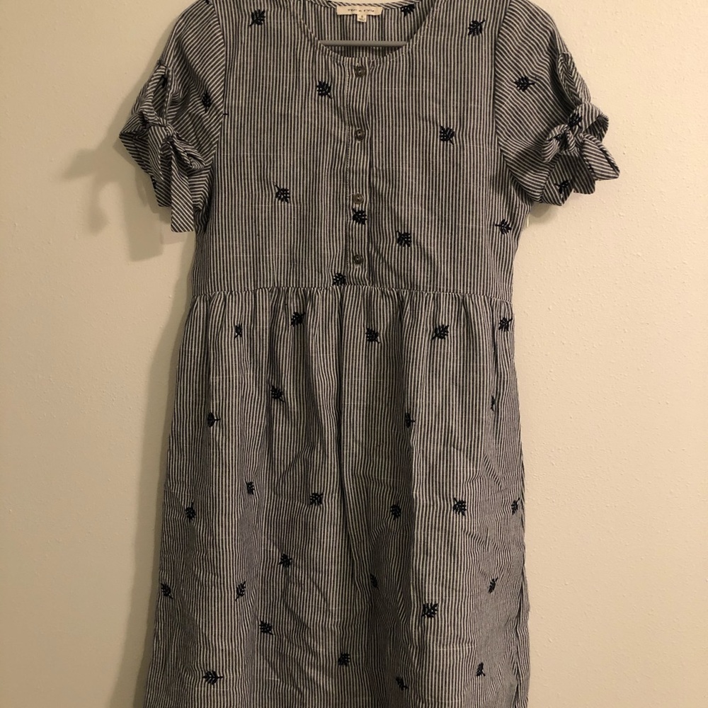 midi patterned dress